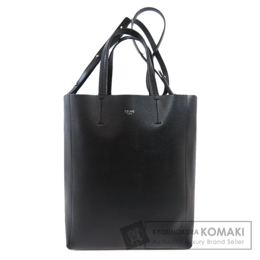 Celine Vertical 2way Cabas Handbag Calfskin